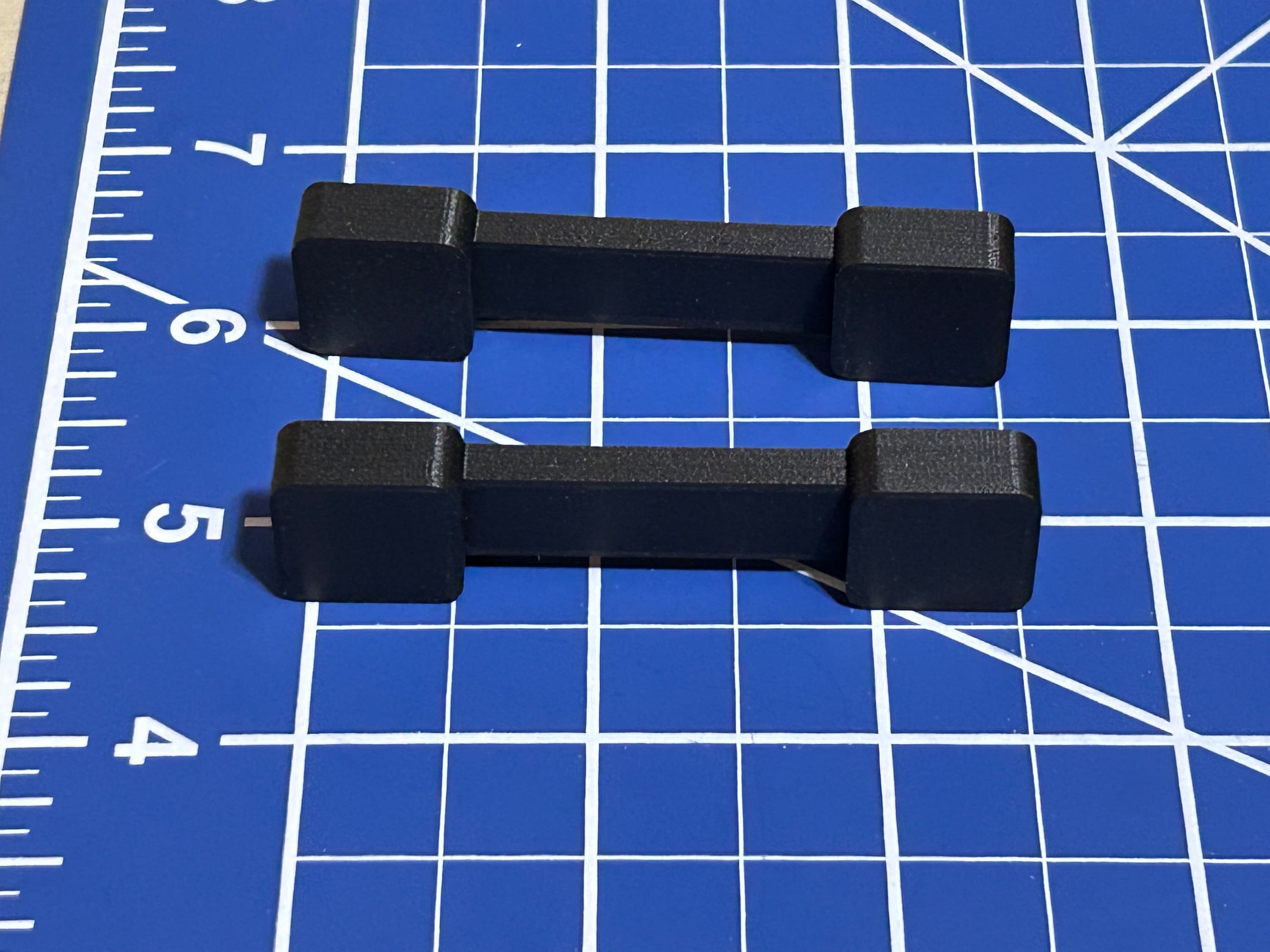 HO Scale Track Laying Spacer Tool - Set Of 4 | 13 Ft Scale Length For Perfectly Parallel Train Tracks | 3D Printed (PLA)