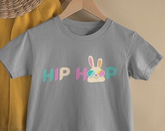 Easter shirt For Kids, Cute Easter Bunny Shirt for girls and boys, Children and Babies, Cute Rabbit Hip Hop Tee shirt, Easter Gift for Kids