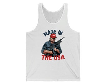 Tank Top, Donald Trump Made in the USA Tank Top, Präsident Trump 2024