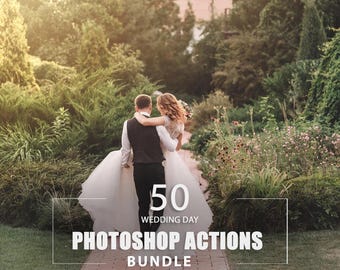 Wedding Photo Presets: Photoshop Actions Bundle (Instant Download)