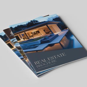 Luxury Real Estate Brochure Template, Realtor Listing Presentation (Canva)