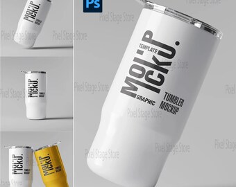 Tumbler Mockup Bundle: 20oz & 30oz PSD Editable Files (Digital Download)