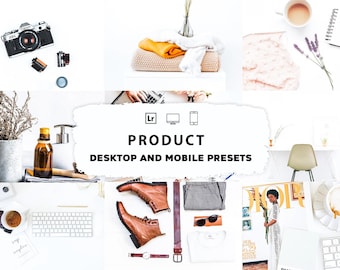 Lightroom Presets 15 Pack | Bright & Clean Product Filters for Desktop , Mobile | E-commerce | Blogger Influencer Editing Tools