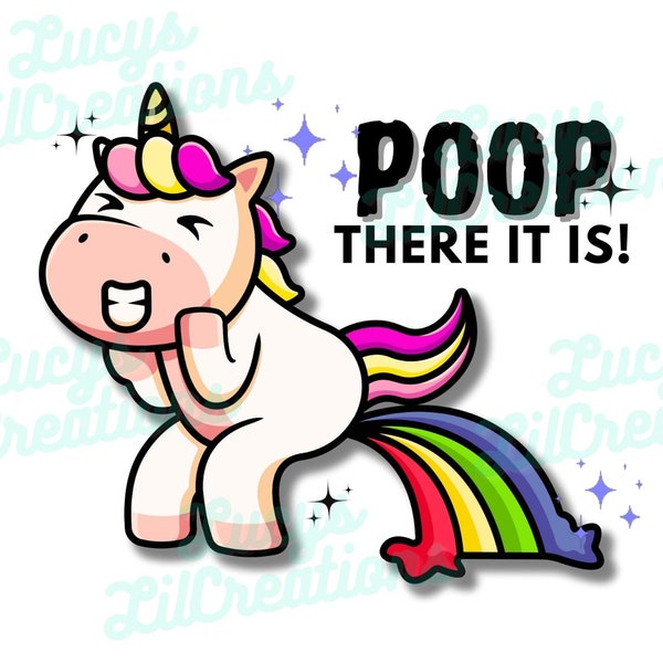 Unicorn Poop Rainbow SVG-Unicorn svg-Adult Humor svg