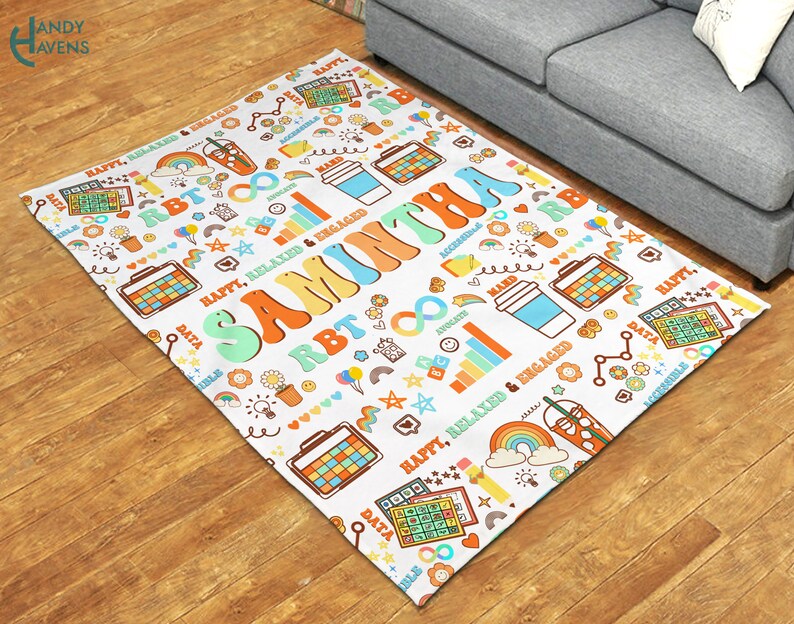RBT Personalized Blanket, Gift for Therapist ABA Gift Behavior