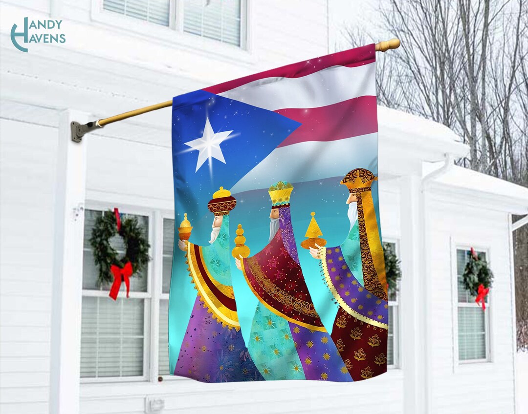 Three Wise Men Flag Three Kings Puerto Rico Garden Flag Etsy