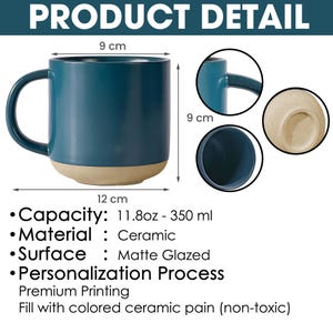 Custom Psychologist Pottery Mug, Personalized Neuro ICU Nurse Mug, Brain Doctor Gifts Neurology Neurobiology PhD Graduation Gift For Her image 7