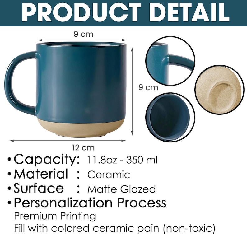 Custom Psychologist Pottery Mug, Personalized Neuro ICU Nurse Mug, Brain Doctor Gifts Neurology Neurobiology PhD Graduation Gift For Her image 7