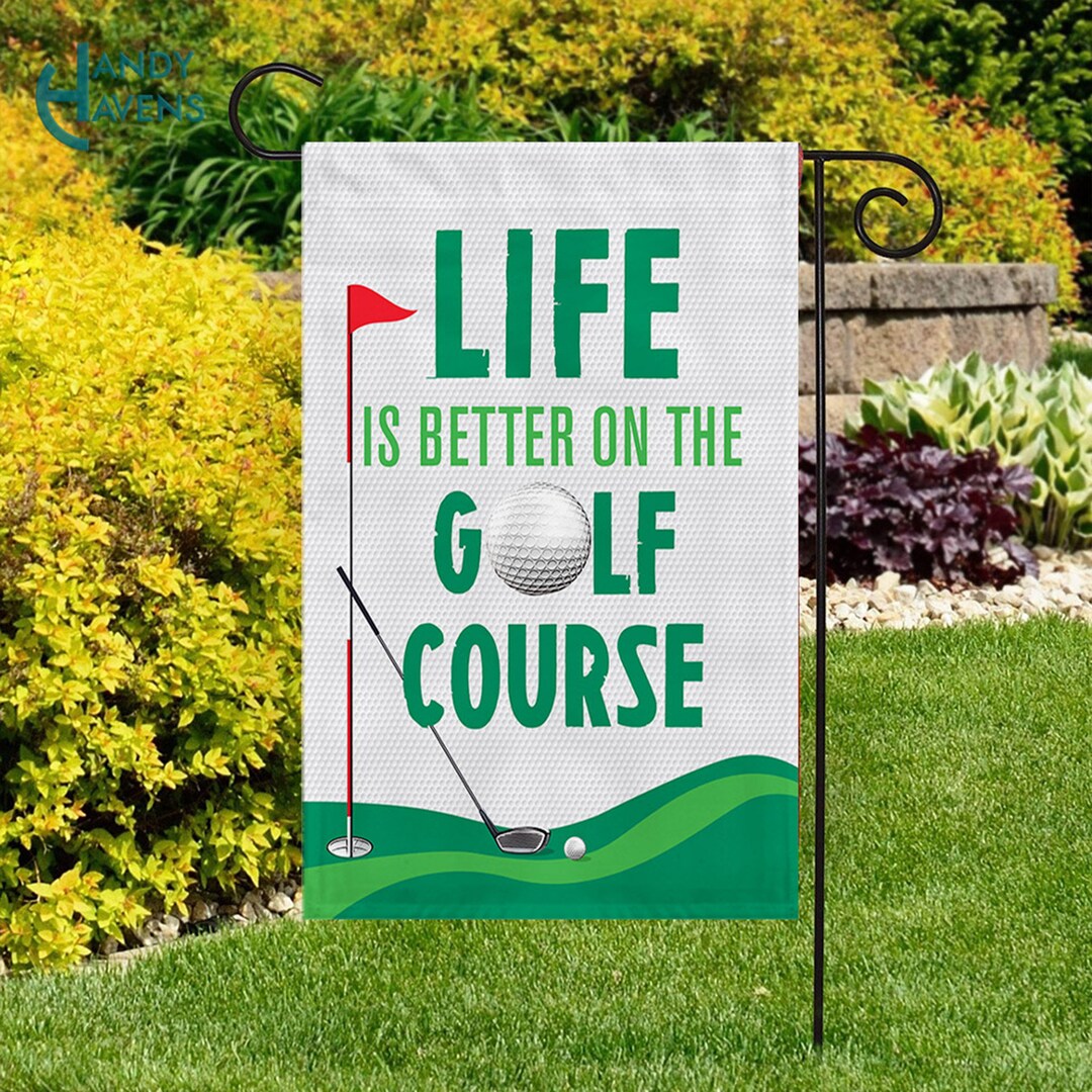 Golf Flag Funny Golf Flag Gift for Golf Lover Golf Life Etsy