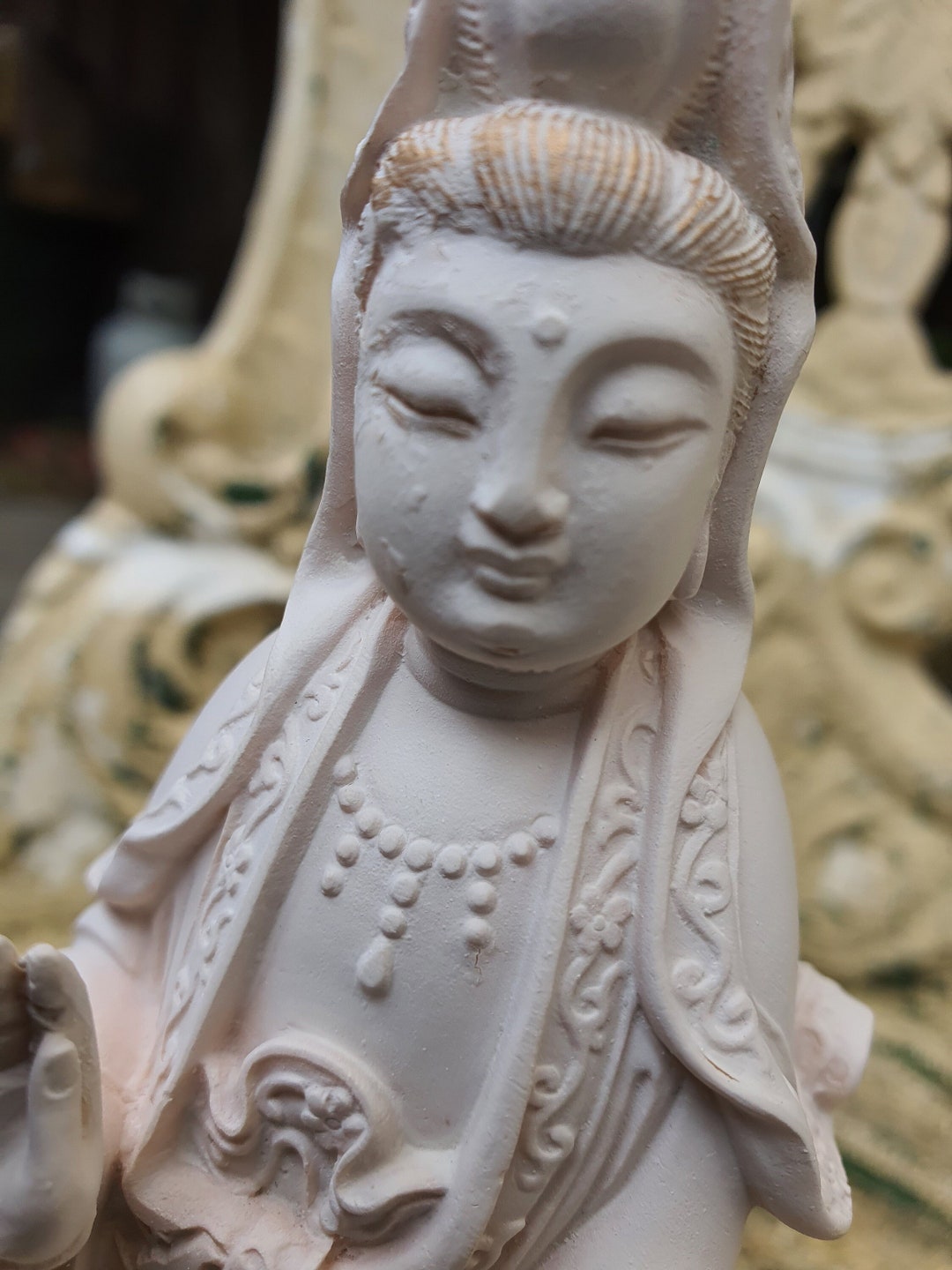 Goddess Quan Yin Statue Holding the Vase of Compassion Hand Etsy UK