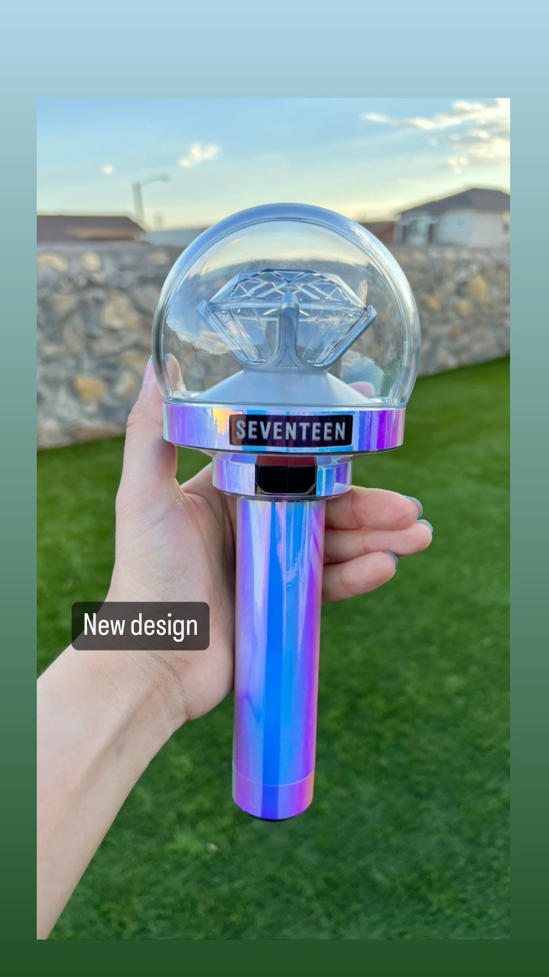 Seventeen Version 3 Lightstick Skin Etsy