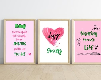 Wicked Quotes Wall Art Prints ,Women Empowering Wall Decor,Digital-Printable-Instant Download Now!
