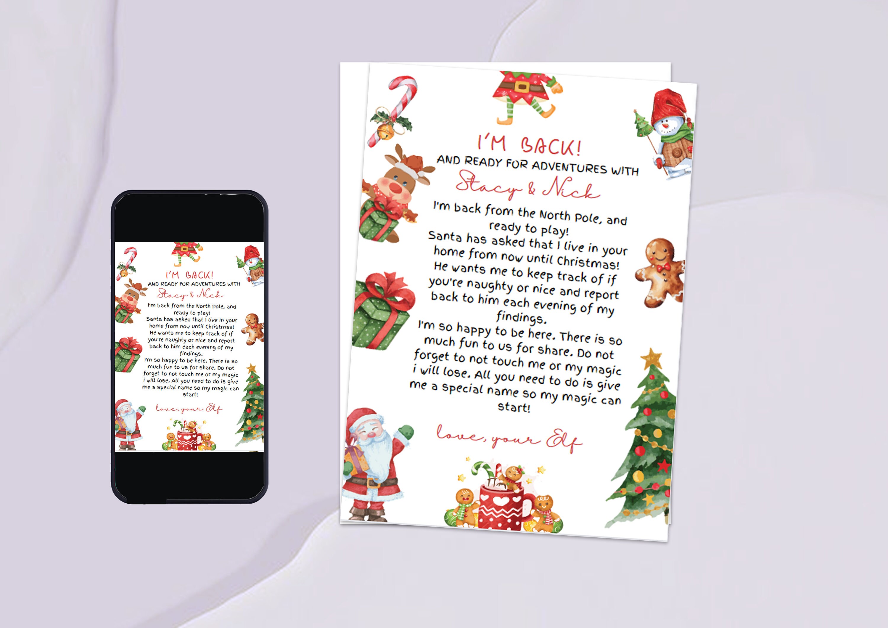 Editable Elf Arrival Letter, Elf Welcome Letter Template, Christmas Elf ...