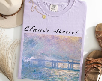 Claude Monet T-Shirt, 100% Cotton Comfort Colors® Art Lover Tee