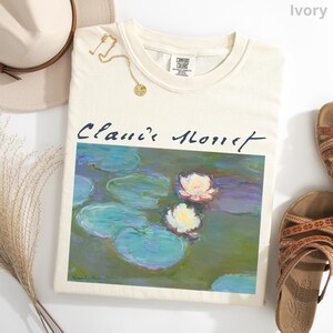 Claude Monet French Painting Art Shirt for Artist or Art Teacher