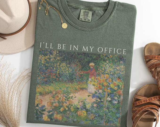 Plants Shirt, 100% Cotton Comfort Colors® Plant Lover T-Shirt, Cottagecore Gardener Tee, Shirts For Gardening Moms, Plant Lover Gift Shirt