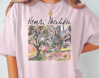 100% Cotton Matisse Shirt, Olive Trees at Collioure Tee, Artwork T-Shirt, Famous Painting T Shirt, Gift for Art Teacher, Aesthetic Tee