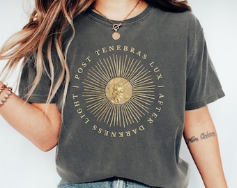 Reformation Comfort Colors Shirt, Reformed Theology Christian T-Shirt, Post Tenebras Lux Tee, Calvinist Apparel, Reformation Day Shirts