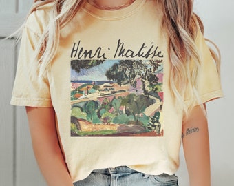 100% Cotton Matisse Shirt, Comfort Colors Vintage Art Tee, Artwork T-Shirt, Famous Painting T Shirt, Gift for Artist or Art Teacher
