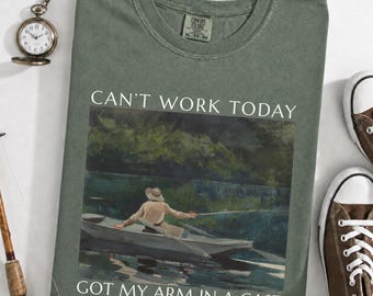 Funny Fishing Shirt, 100% Cotton Unisex Comfort Colors® Tee, Dad Gift for Father's Day or Birthday, Outdoorsman Apparel, Fishing Lovers Gift