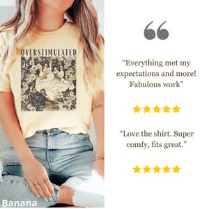 Overstimulated Mama Duck Shirt, 100% Cotton Comfort Colors® Farm Animal Graphic Tee, Homeschool Mom Life Tee, Cottagecore Mother's Day Gift Banana