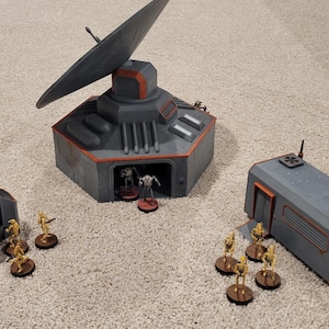 Sci-Fi Building Pack .STL – 3D Printable Terrain Set (Star Wars Legion Scale Compatible)