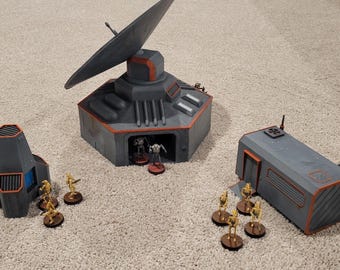 Sci-Fi Building Pack .STL – 3D Printable Terrain Set (Star Wars Legion Scale Compatible)