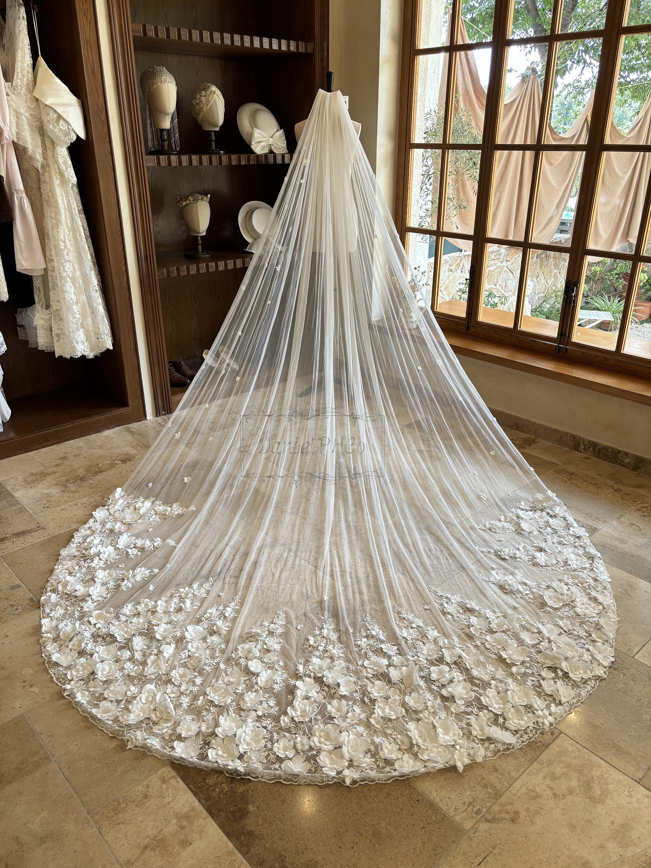 3 Tier Veil - Etsy