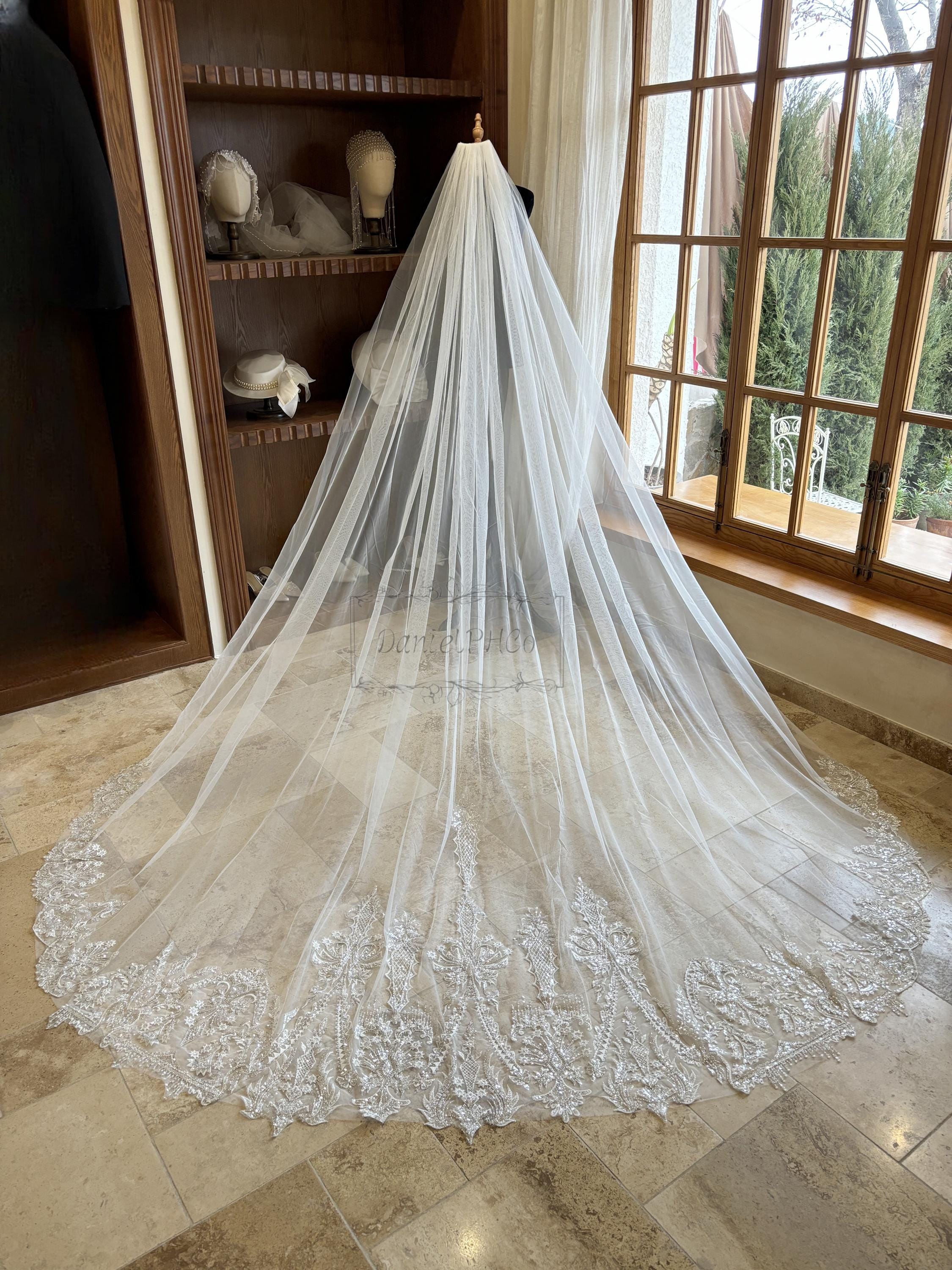Elegant Silver and White Beaded Tiara Wedding Veil Petite Bridal Crown Wedding Tiara COLETTE Tiara | EDEN LUXE  main image 4