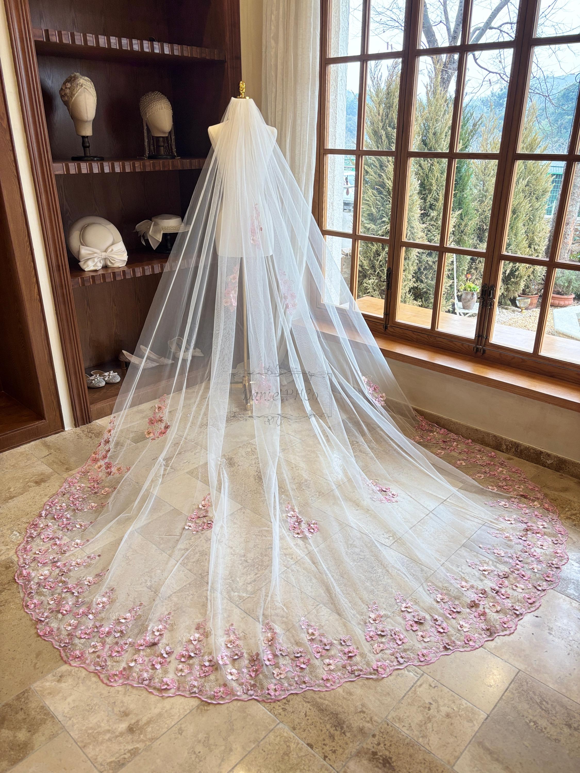 【新品】 NOTREémor tulle veil tops pink Heartthrob Veil – Madison Chamberlain