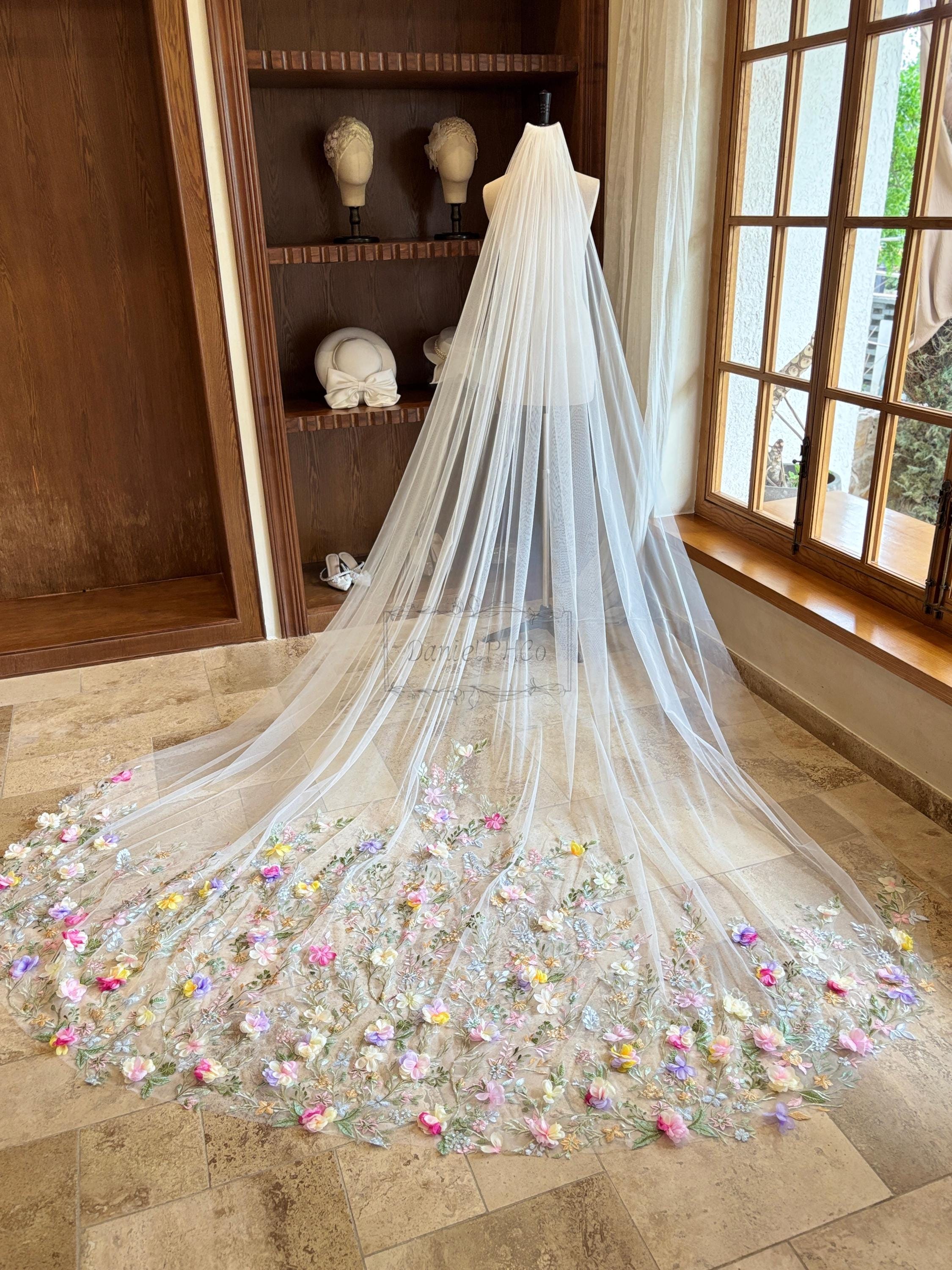 ウェディングベール EFV-FLOWER Betty's Garden | Floral Wedding Veil
