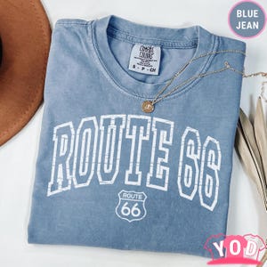 Comfort Colors® Route 66 Shirt | Route 66 Tee | Travel, Historic, Adventure, Memorabilia Tshirt Gift, Comfort Colors Unisex Tee tu 778f