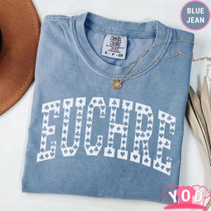 Comfort Colors® Euchre Shirt | Euchre T-Shirt | World&#39;s Best Euchre Partner Shirt | Unisex Tee | Card Player Shirt | Card Game Tee we 770e