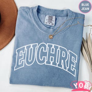 Comfort Colors® Euchre Shirt | Euchre T-Shirt | World&#39;s Best Euchre Partner Shirt | Unisex Tee | Card Player Shirt | Card Game Tee we 759f