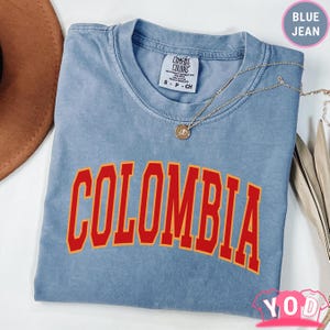 Comfort Colors® Colombia Shirt, Colombian Tshirt, Latina Tee, Latino Tshirt, Colombia Gift, Colombian Pride Shirt, Colombia Travel T th 715b