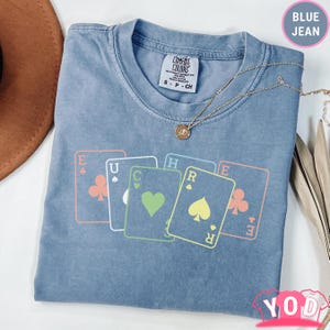 Comfort Colors® Euchre Shirt | Euchre T-Shirt | World&#39;s Best Euchre Partner Shirt | Unisex Tee | Card Player Shirt | Card Game Tee th 639