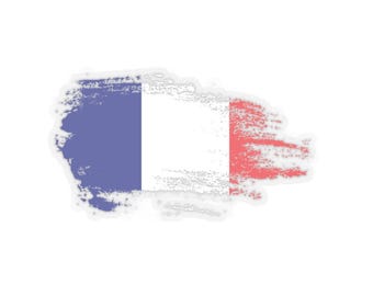 France Flag Sticker | Perfect for Students, Teachers, Gifts, Soccer Fans, and Country Pride for Laptop, Car, Water Bottle, Notebook