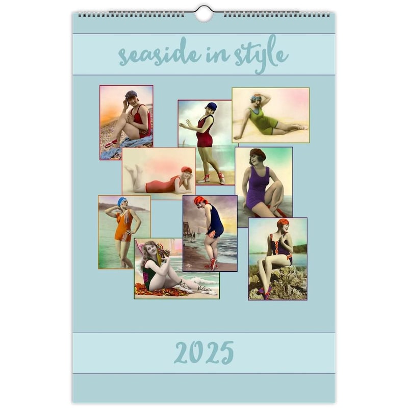 Swimsuit calendars 2025 etsy