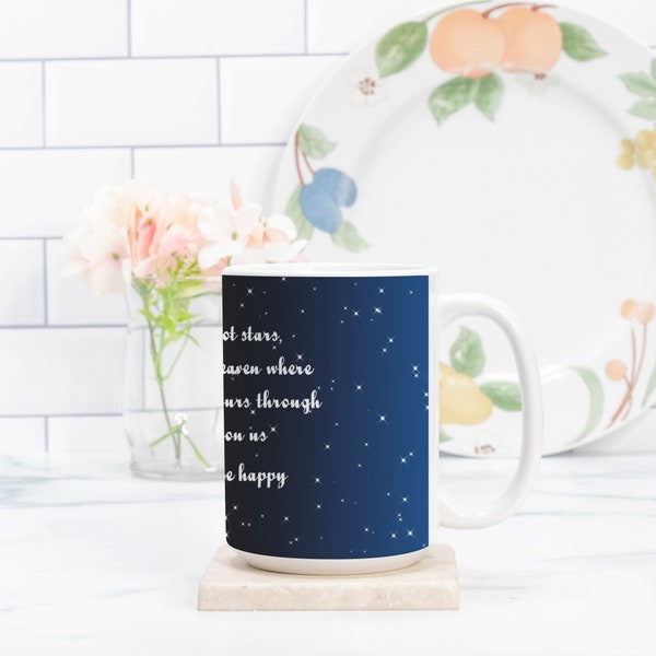 Eskimo proverb, perhaps they are not stars Mug Deluxe 15oz.