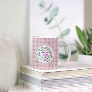 Everlasting love pink, floral Mug 11oz.