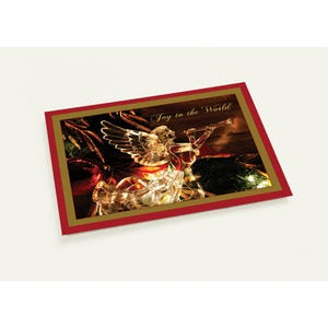 Paquete de 10 tarjetas de felicitación con el mensaje "Alegría para el mundo", 4,25 x 5,5 (EE. UU. y Canadá)