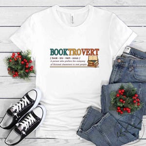 Book Shirt, Booktrovert, Book Lover Gift, Reading Book, Women Book Gifts, Bookish Gift, Gift For Book Reader, Bookworm Gift, BOK064LS01