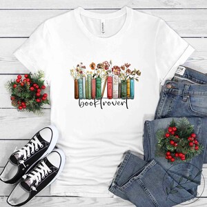 Book Shirt, Booktrovert, Book Lover Gift, Reading Book, Women Book Gifts, Bookish Gift, Gift For Book Reader, Bookworm Gift, BOK034LS01