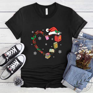 Book Shirt, Christmas Book, Book Lover Gift, Reading Book, Women Book Gifts, Bookish Gift, Gift For Book Reader, Bookworm Gift, BOK158LS01