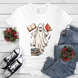 Book Shirt, Halloween Book, Book Lover Gift, Reading Book, Women Book Gifts, Bookish Gift, Gift For Book Reader, Bookworm Gift, BOK028LS01