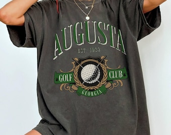 Augusta Shirt National Golf Club Masters Golf Tee Vintage Crewneck Augusta Country Tshirt Golfer Clothing Georgia Apparel Women Men Preppy