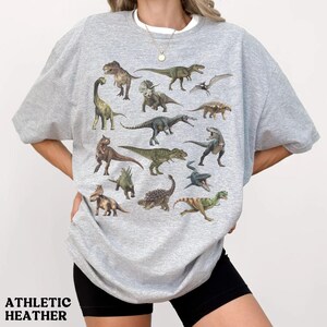 Dinosaurier Shirt Paläontologie Tshirt Dino Crewneck TRex Goblincore Tee Vintage Dinosaurier Kleidung Alt Triceratops Paläontologe Grunge Geschenk