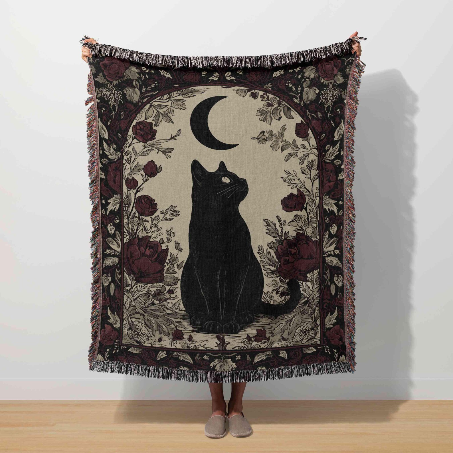 Black Magic Cats Quilted Blanket NCU0TH275 main image 1