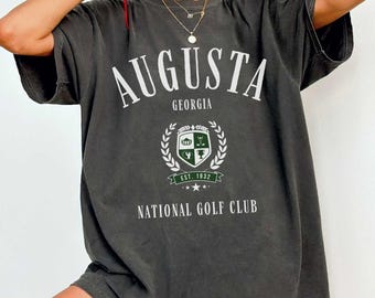 Augusta Shirt National Golf Club Masters Golf Player Vintage Crewneck Augusta Country Tshirt Golfer Clothing Georgia Apparel Men Preppy Gift