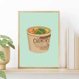 Impression d'art Munggo en Tupperware : Nostalgie de la cuisine philippine (8 x 10)